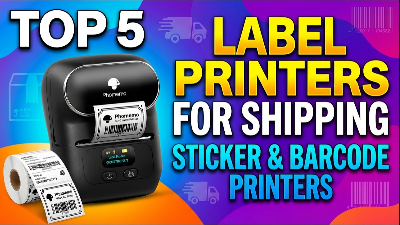 Top 5  Best Thermal Label Printer for Shipping | Sticker & Barcode Printers