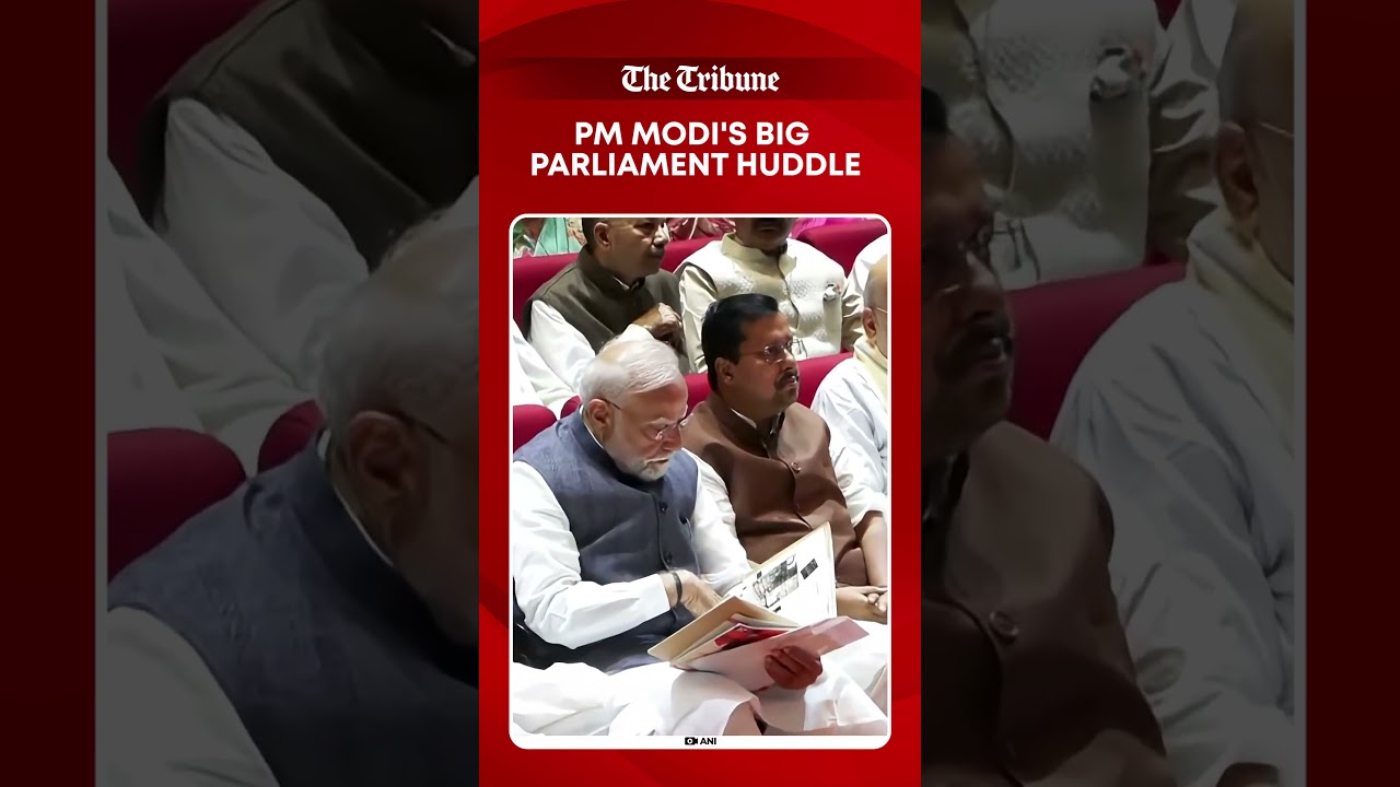 Must Watch! PM Modi Chairs 'Mangal Milan' NDA Parliamentary Party Meeting Ahead of Key Monsoon