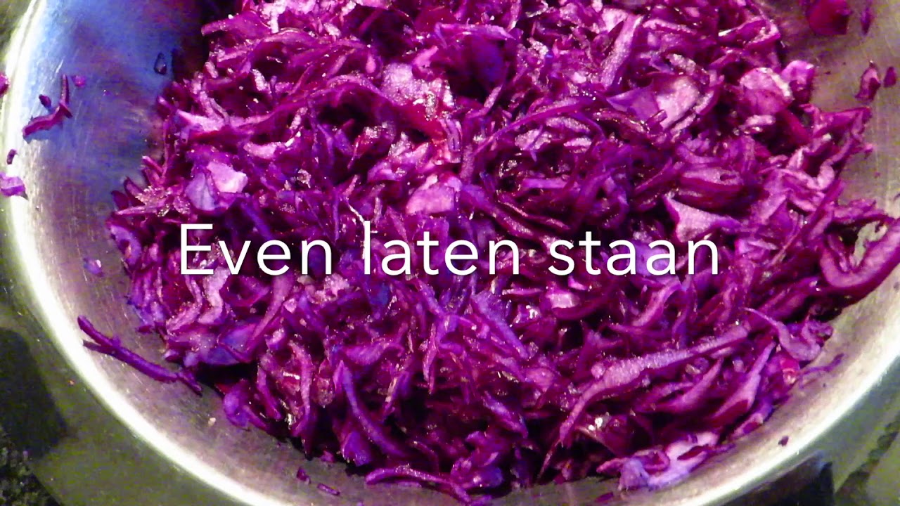Rode kool fermenteren