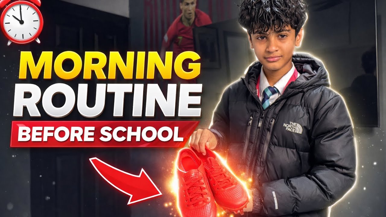 👉 Morning Routine Before School As A Footballer ⚽What Is Yours???