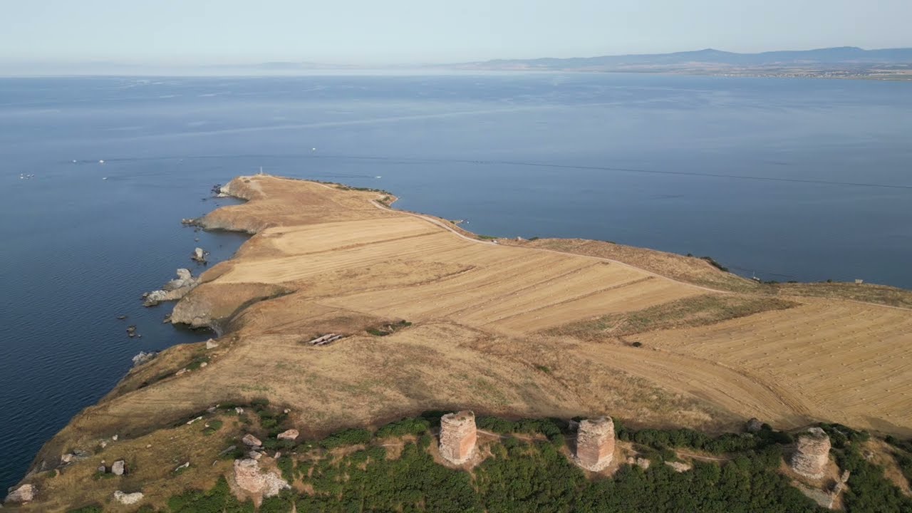 Priapos antik kenti,Marmara turu 4 , Çanakkale Karabiga, kymco scooter ile Marmara turu