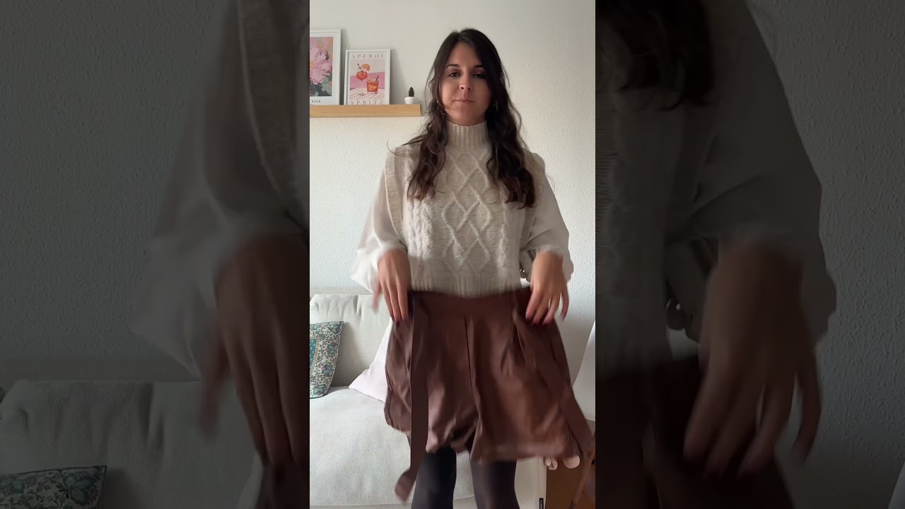🤎 C'est la tendance du moment : les collants marron ! #cygnes #collants #look #OOTD #foryou #pourtoi
