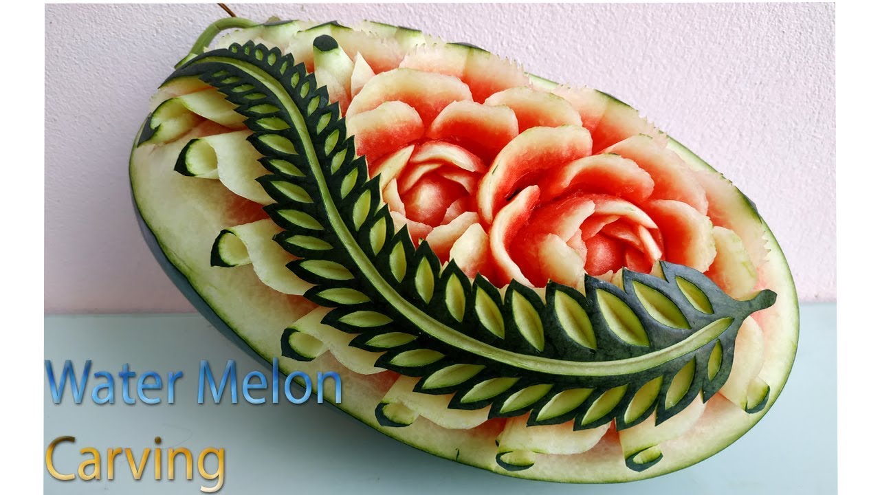 Watermelon new design | carving fruits | By BÀN TAY ĐEN #carving #watermelon