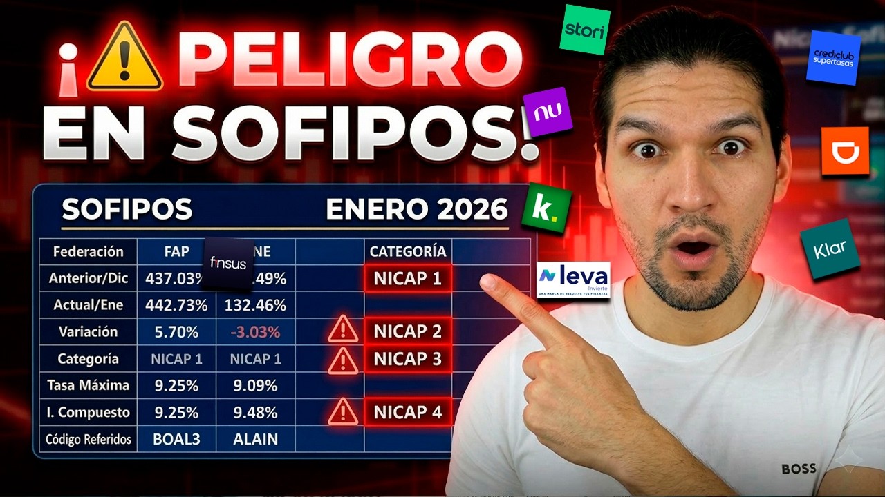 &iexcl;CUIDADO! 🚨 3 SOFIPOS ya NO son seguras &iexcl;CAEN DE CATEGOR&Iacute;A! (NICAP Enero 2026)