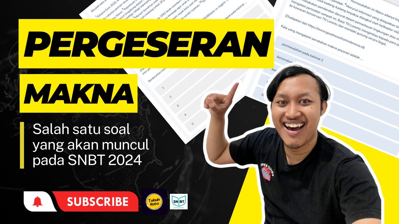 Pergeseran Makna - PPU SNBT 2024 — kita kupas tuntas #ppu