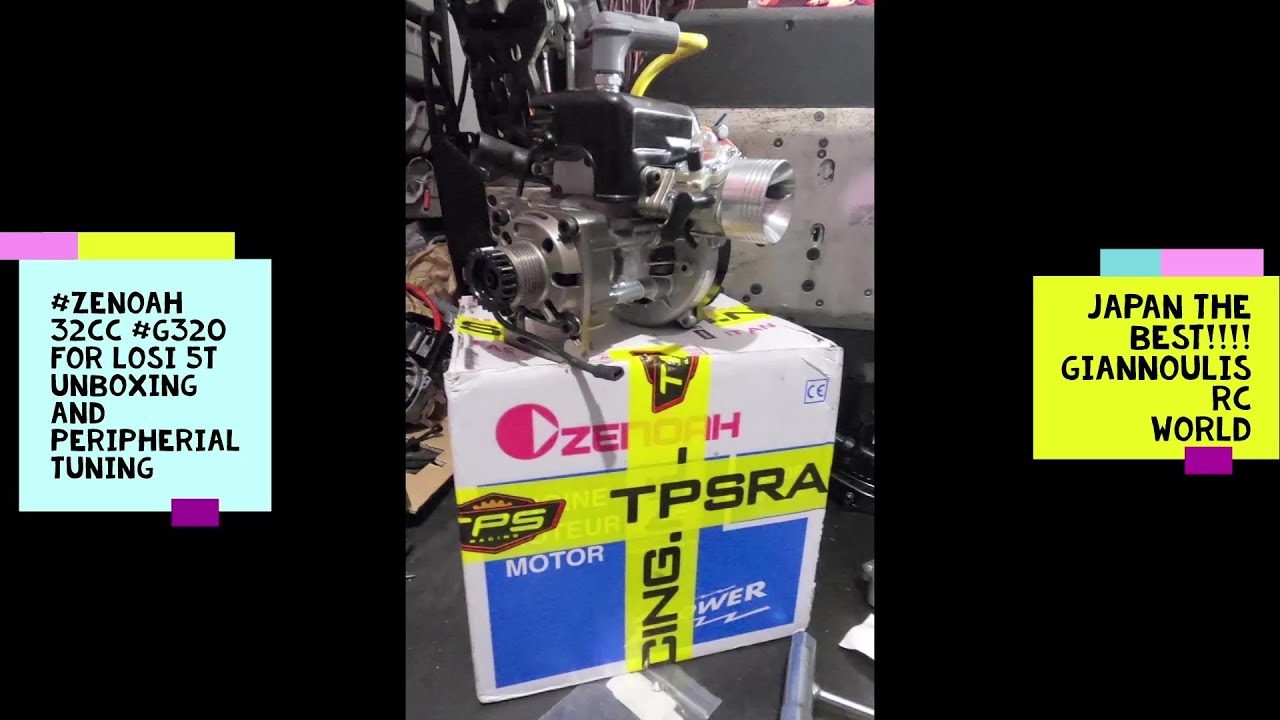 #G320 #Zenoah unboxing brand new for #Losi5T & upgrades!