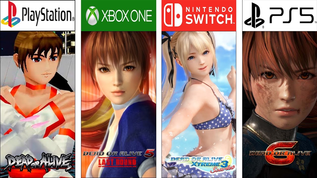 Evolution of Dead or Alive Games#evolutiongame #gamehistory