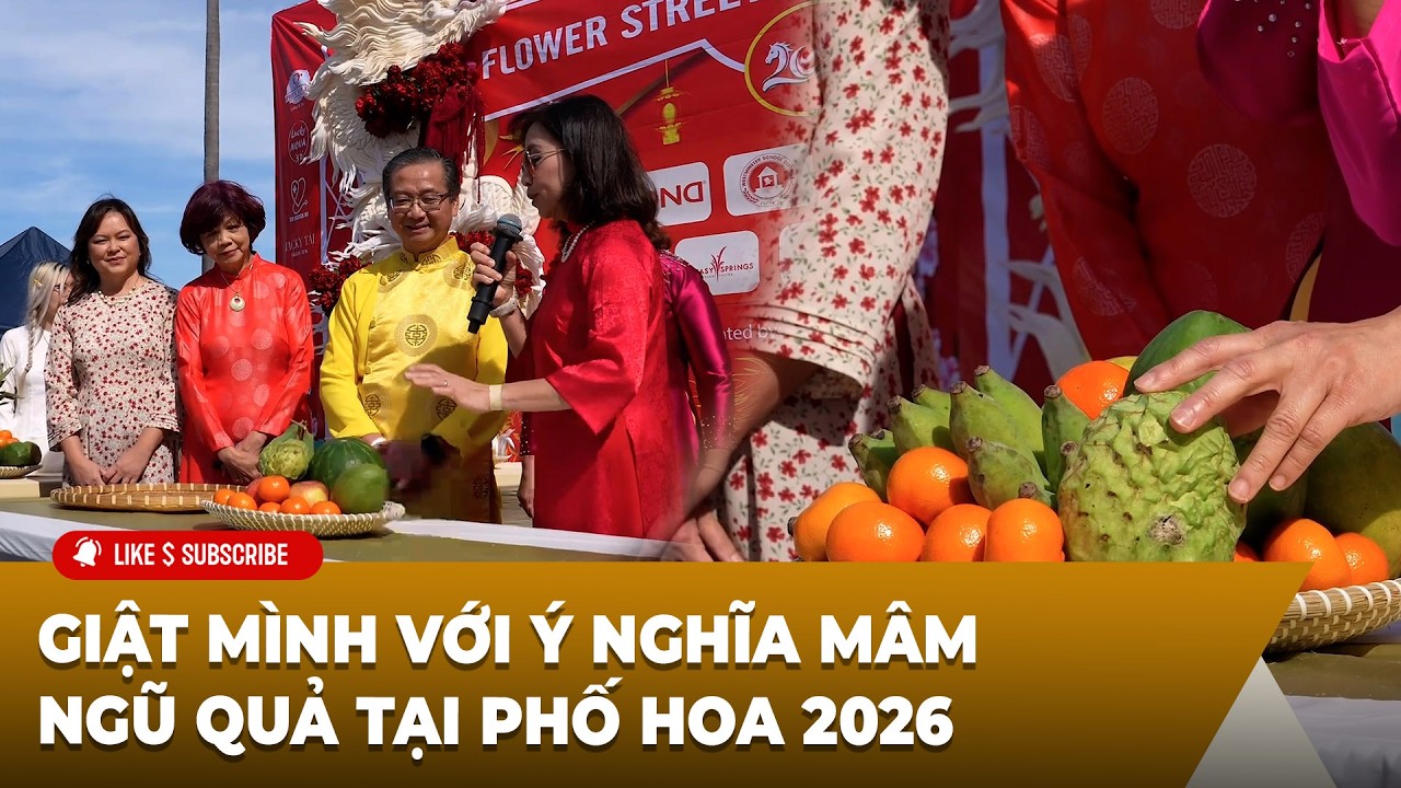 Giật mình với ý nghĩa mâm ngũ quả tại Phố Hoa 2026