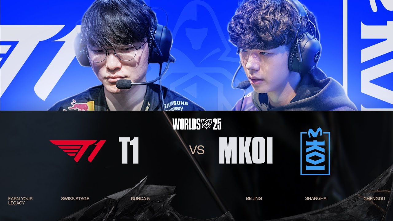 T1 ESPORTS vs MOVISTAR KOI - WALKA O PLAYOFFY - WORLDS 2025 SWISS STAGE DZIEŃ 9