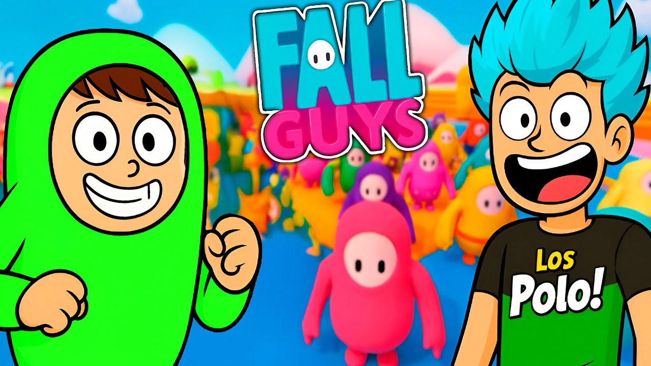 ¡Jugamos a Fall Guys y fue un desastre divertido! 😅 Los Polo