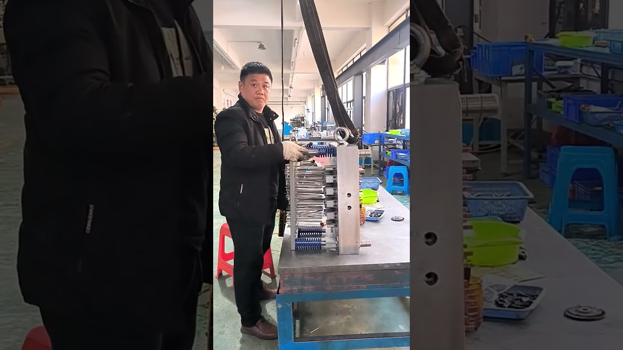 Aligning Return Spring & Ejector Pin: Assembly Begins! #CustomMolds #InjectionMolding