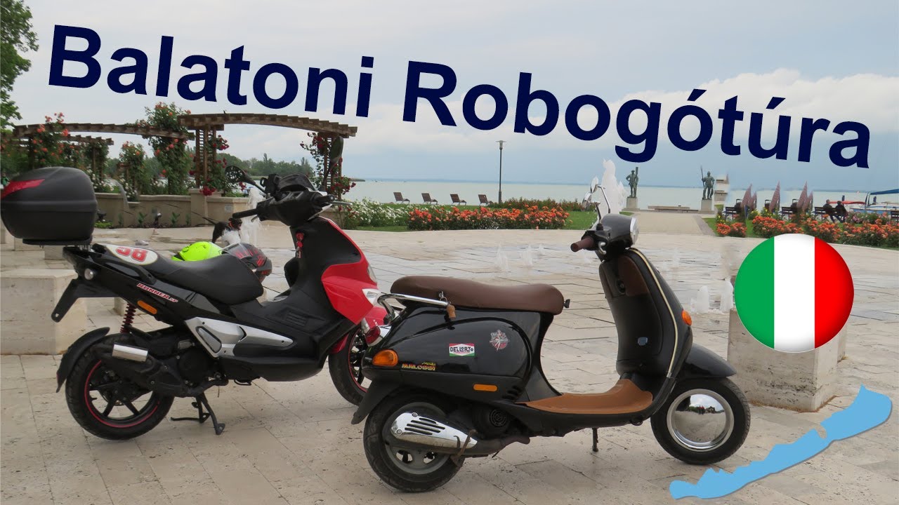Balatoni Robogótúra Vespa Et2 és Gilera Runner