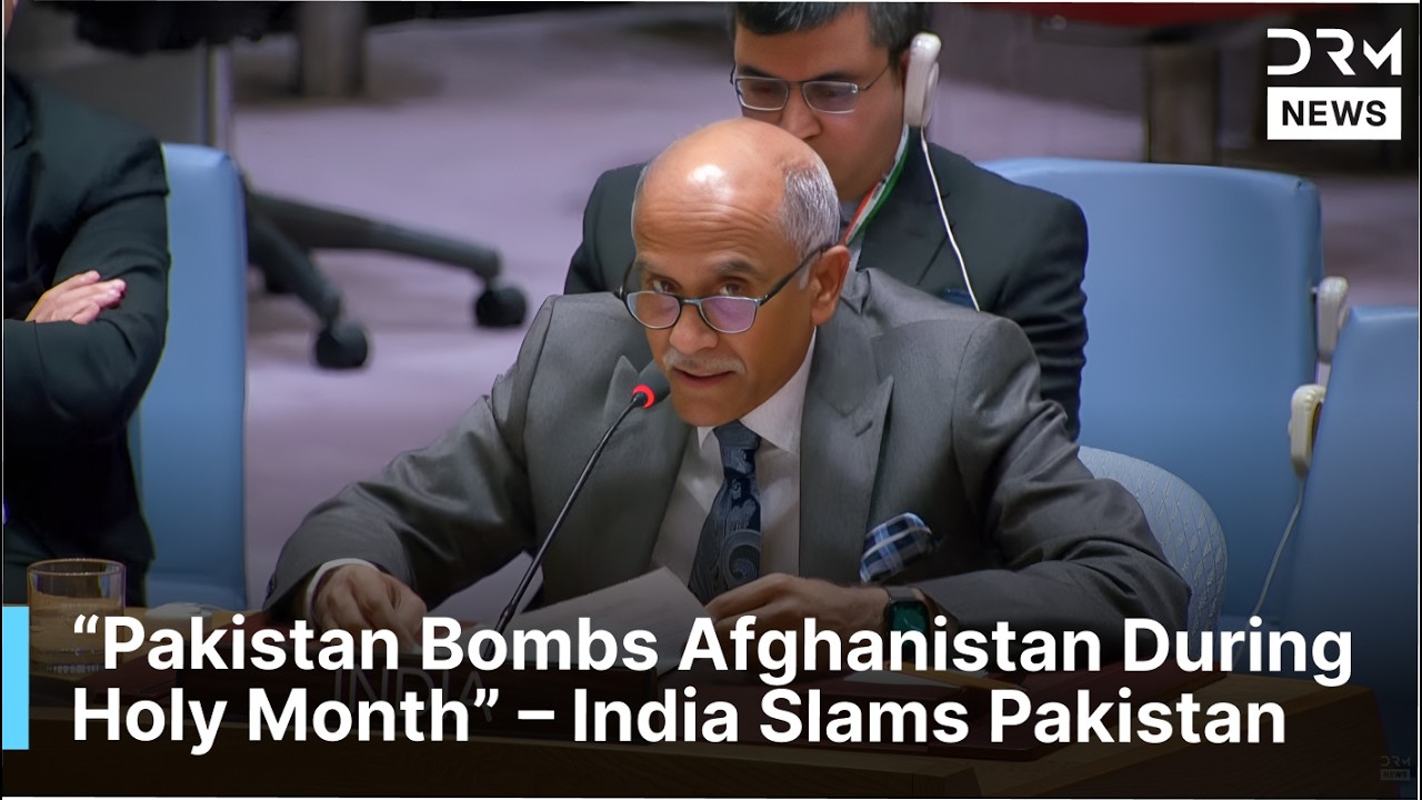 FULL SPEECH: India Slams Air Strikes On Afghanistan At UN Security Council | DRM News | AC1F