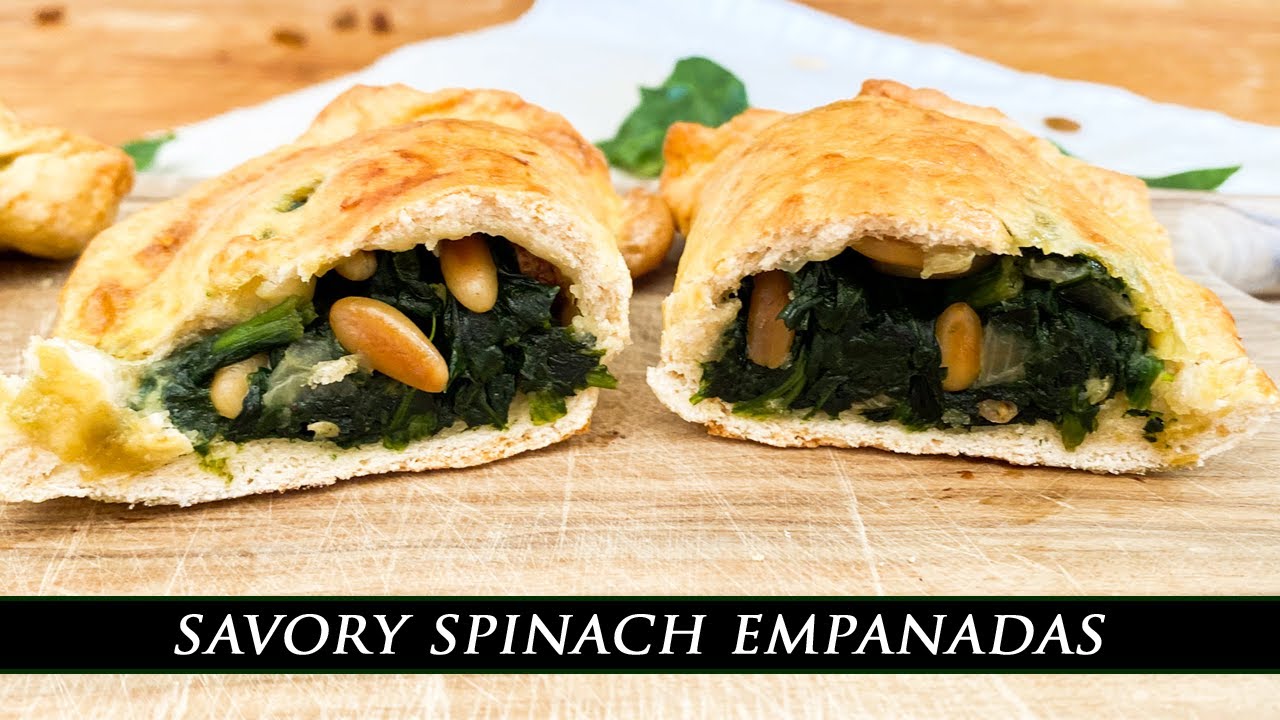 Savory Spinach Empanadas | Spanish Panadons de Lleida Recipe