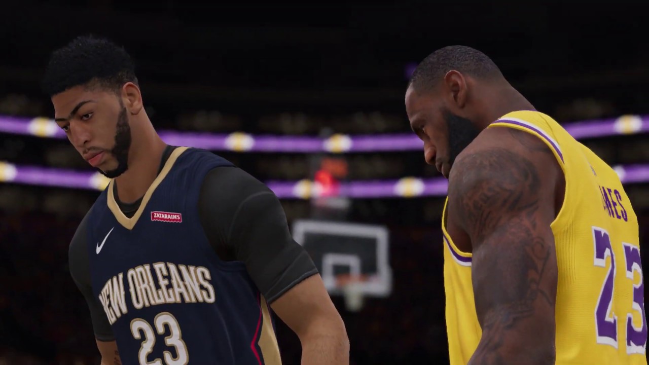 NBA LIVE 19 Pelicans  vs Lakers Gameplay
