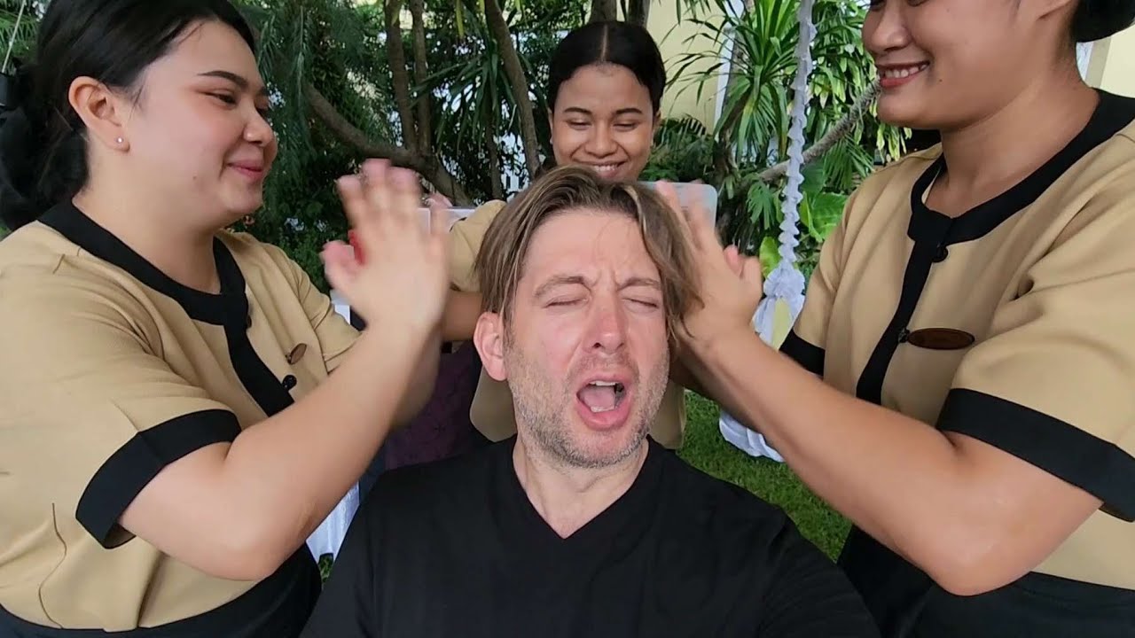 6 HANDS? Of Course, Sir! I TRAVELED TO PHUKET & all I got this HEAD MASSAGE 🇹🇭