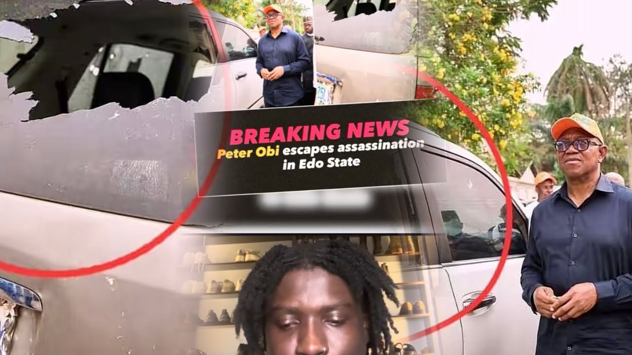 BREAKING NEWS: PETER OBI ESCAPED ASSASSINATION ￼ON HIS WAY TO EDO STATE AND THIS HAPPENED 