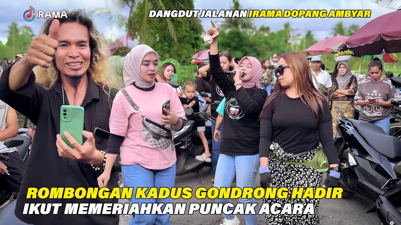 Sore Ini Joget Asyik Bareng Biduan Cantik Irama Dopang Nia Dirgha Dan Para Penggemarnya