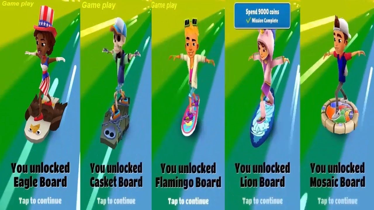 Subway Surfers World Tour 2017 Washington D.C vs Mexico vs Singapore vs  Barcelona vs  MIAMI