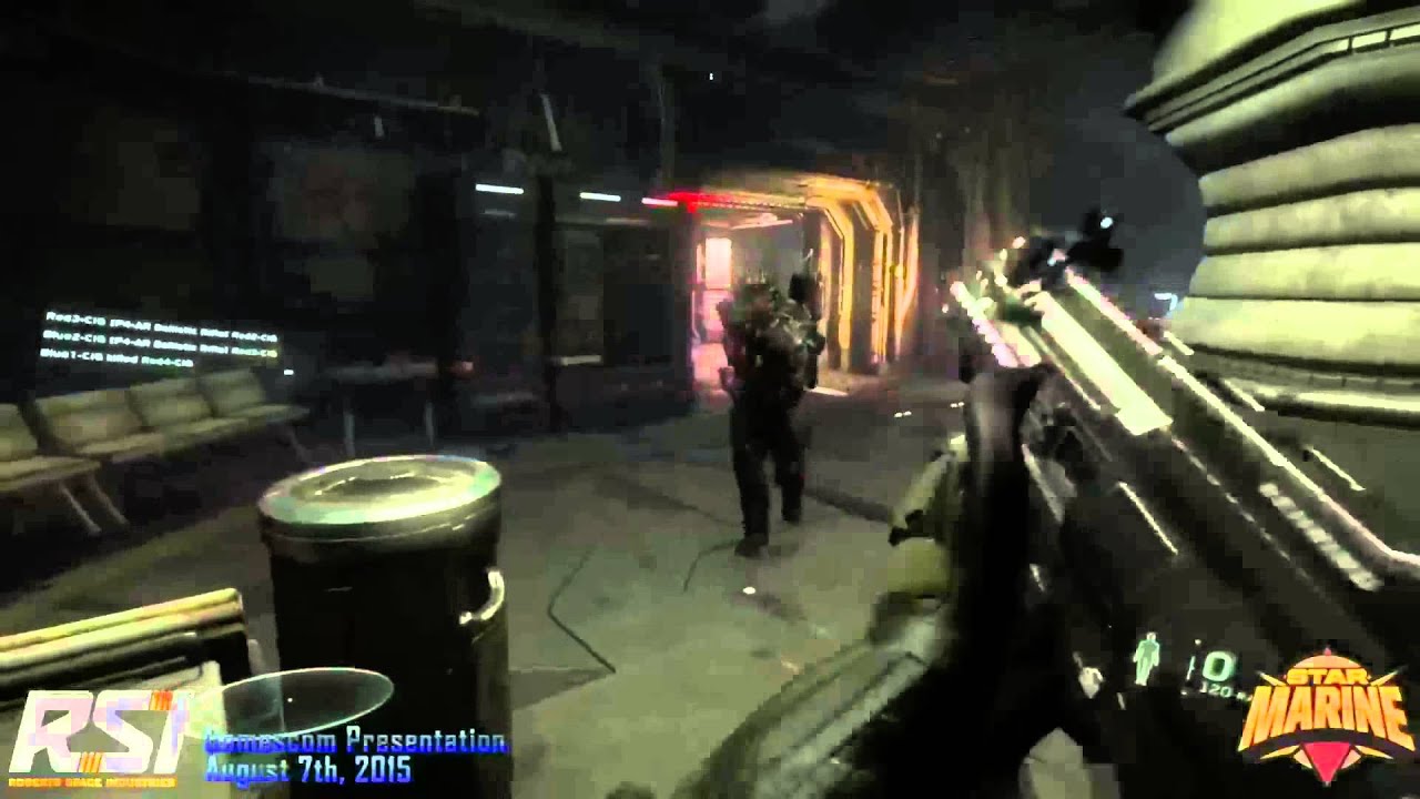 Star Citizen First Person Shooter Gamescom Footage!