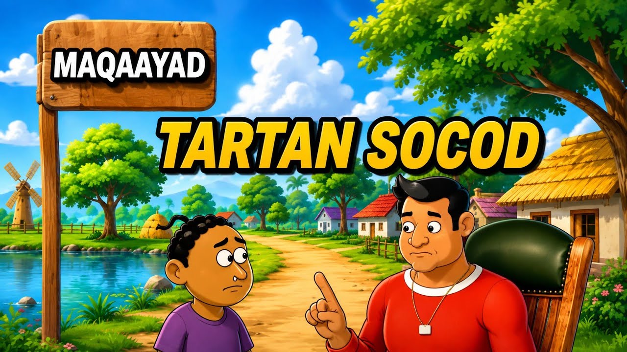 GANEEY iyo asxaabtiis oo tartan gadaal gadaal loo soco naayo 😂😂😂