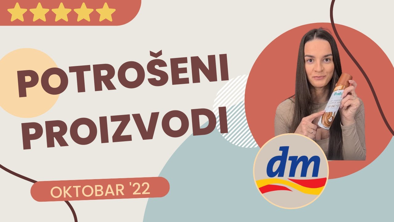 POTROŠENI PROIZVODI - OKTOBAR 22