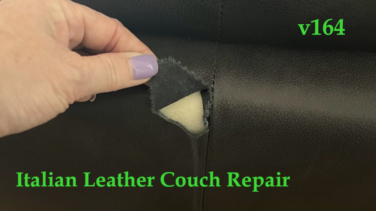 Italian Leather Couch Repair v164