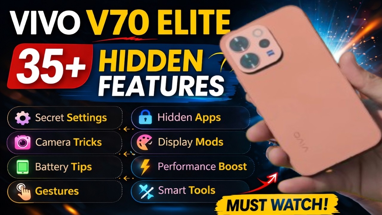 Vivo V70 Elite 35+ Hidden Features 🔥 | Secret Settings You Must Try | Secret Tips And Tricks