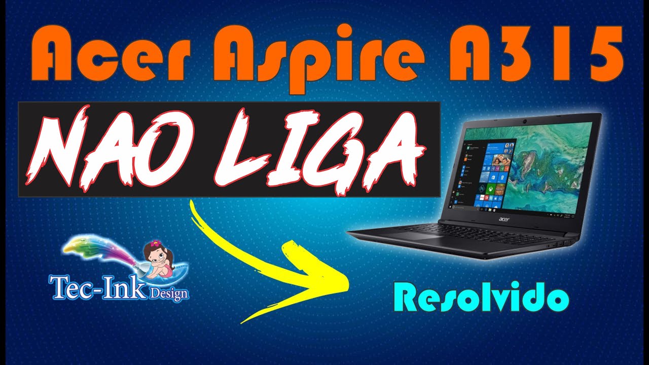 Notebook Acer Que S&oacute; Liga Pelo Teclado Aprenda Ligar Mesmo Se Ele Der Defeito. Veja TBM Os Sintomas