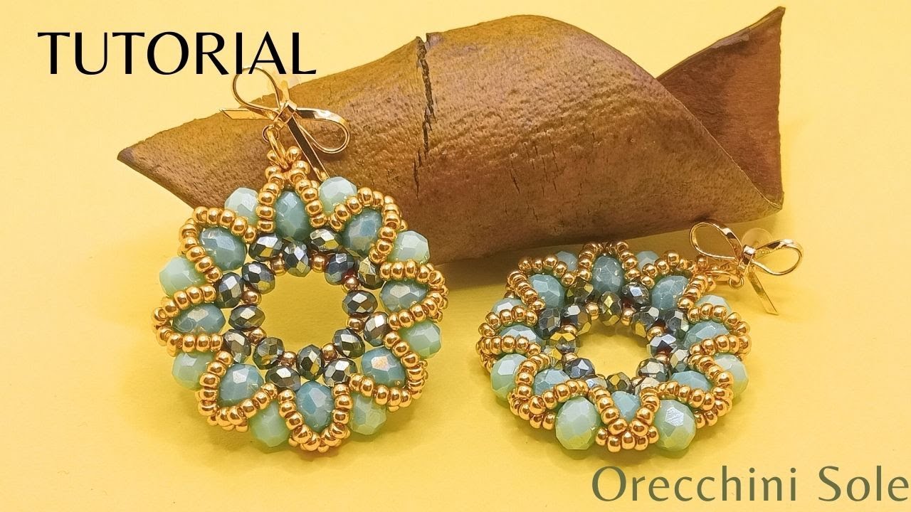 Tutorial orecchini Sole in collaborazione con Beebeecraft / DIY sun earrings #beebeecraft