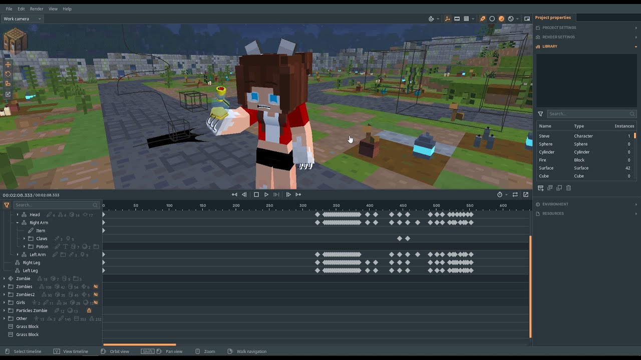 Making Minecraft animations in Mine Imator #mineimatortutorial