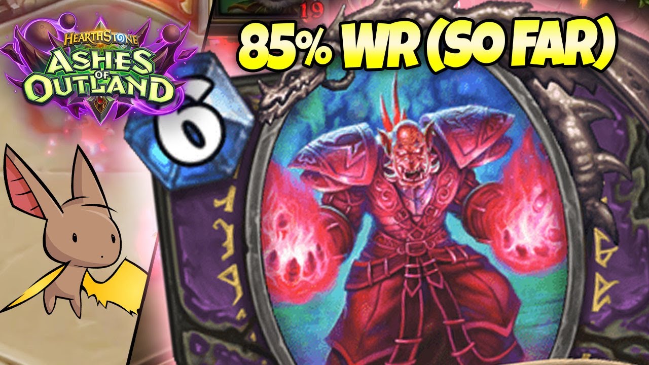 85% Winrate Warlock (so far) | Firebat Hearthstone | Ashes of Outland