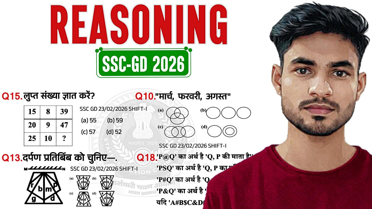 Reasoning प्रैक्टिस Set–09 | SSC-GD 2026 || Mori Classes