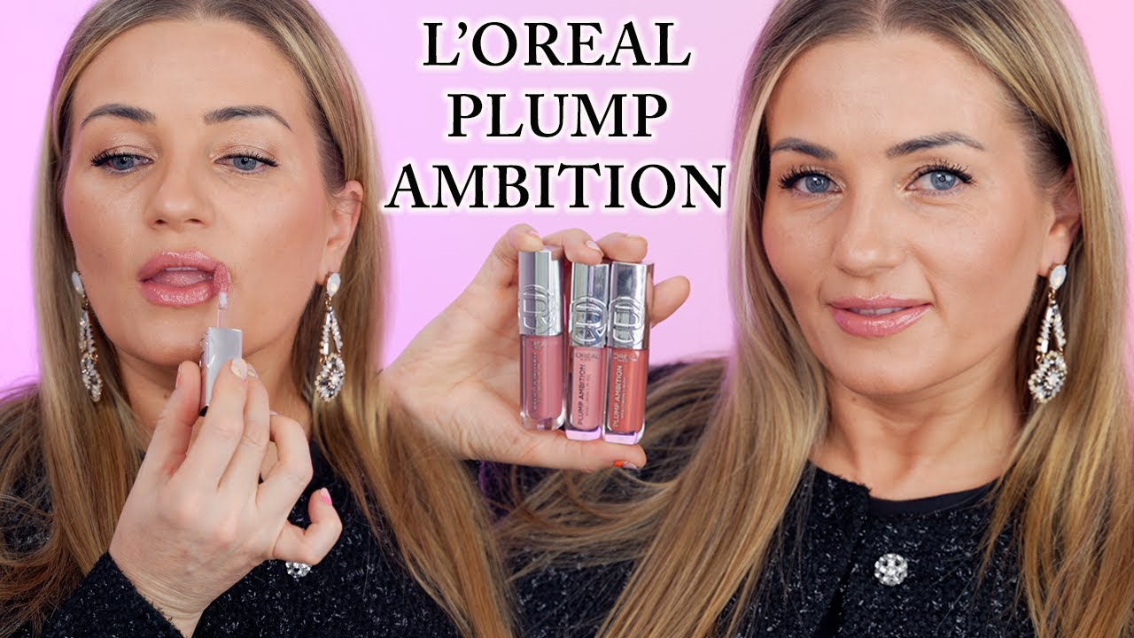 Обзор и образцы масла для губ L'OREAL Plump Ambition Hyluron