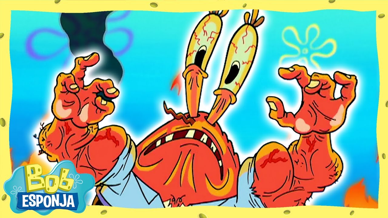 Salvando A Fenda Do Bikini De Um Vulcão | Bob Esponja em Português