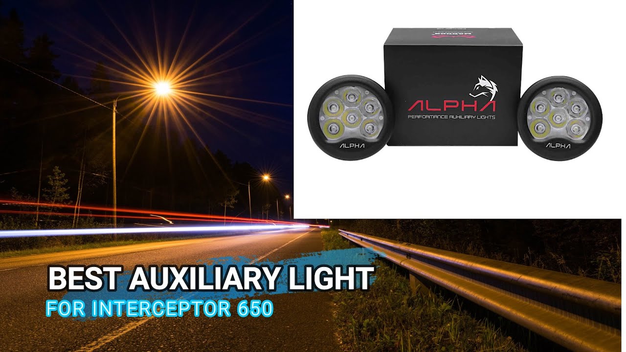 RE Interceptor 650 Light Issues Solved with Maddog Alpha Auxiliary Light