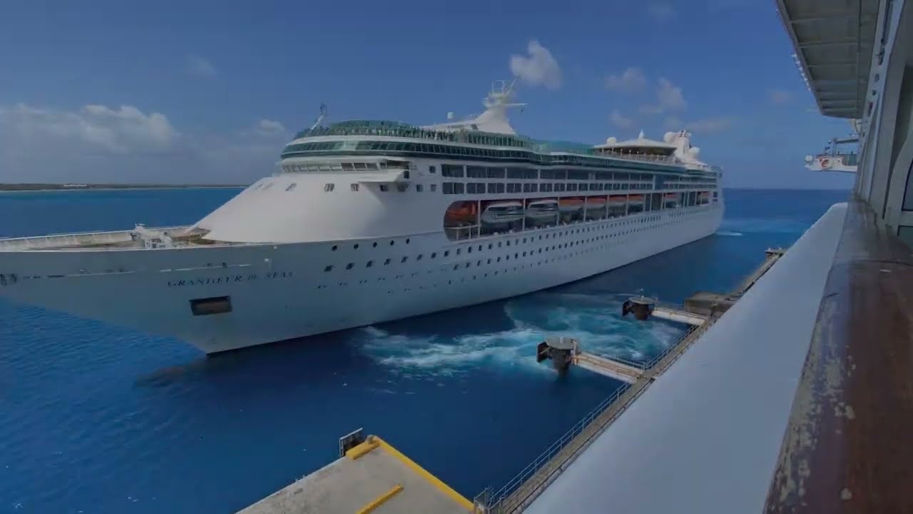 Timelapse of Cruise Ports. Marella Discovery