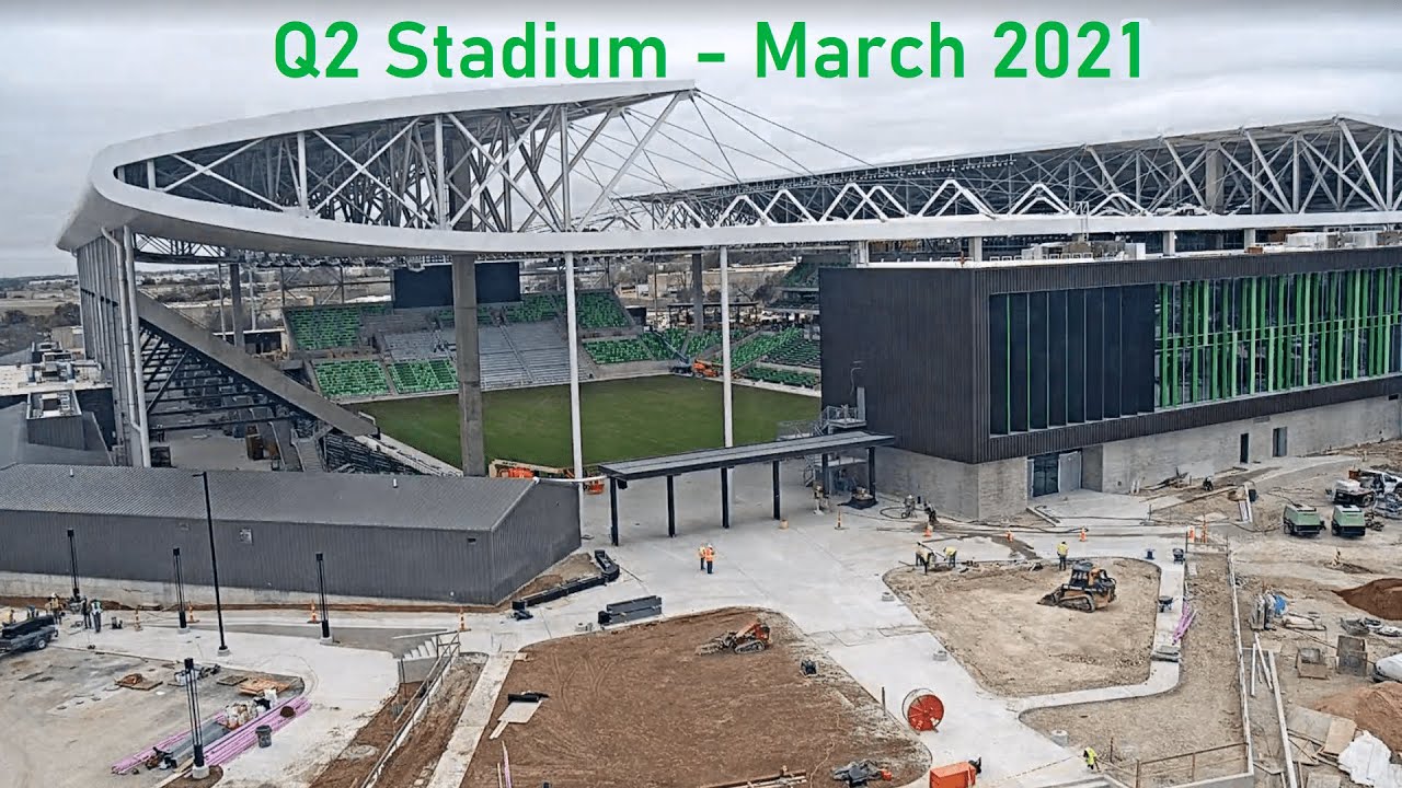 Q2 Stadium Construction Timelapse (March 2021)