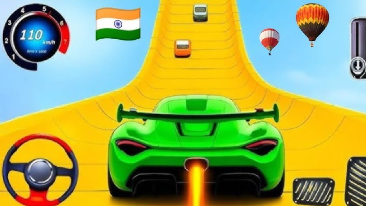 Super Crazy Mega Ramp GT Car Racing - Extreme Car Stunts Master Driving: Android Gameplay #1