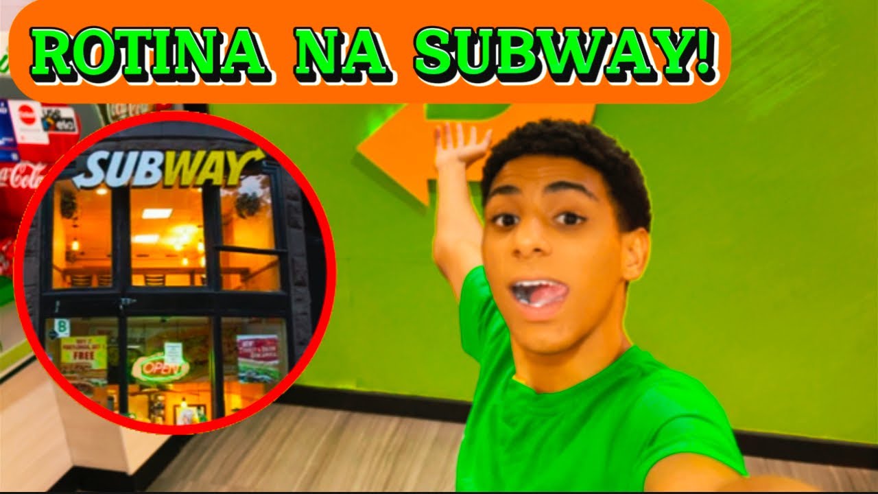 ROTINA DE TRABALHO NA SUBWAY!! ( VLOG )