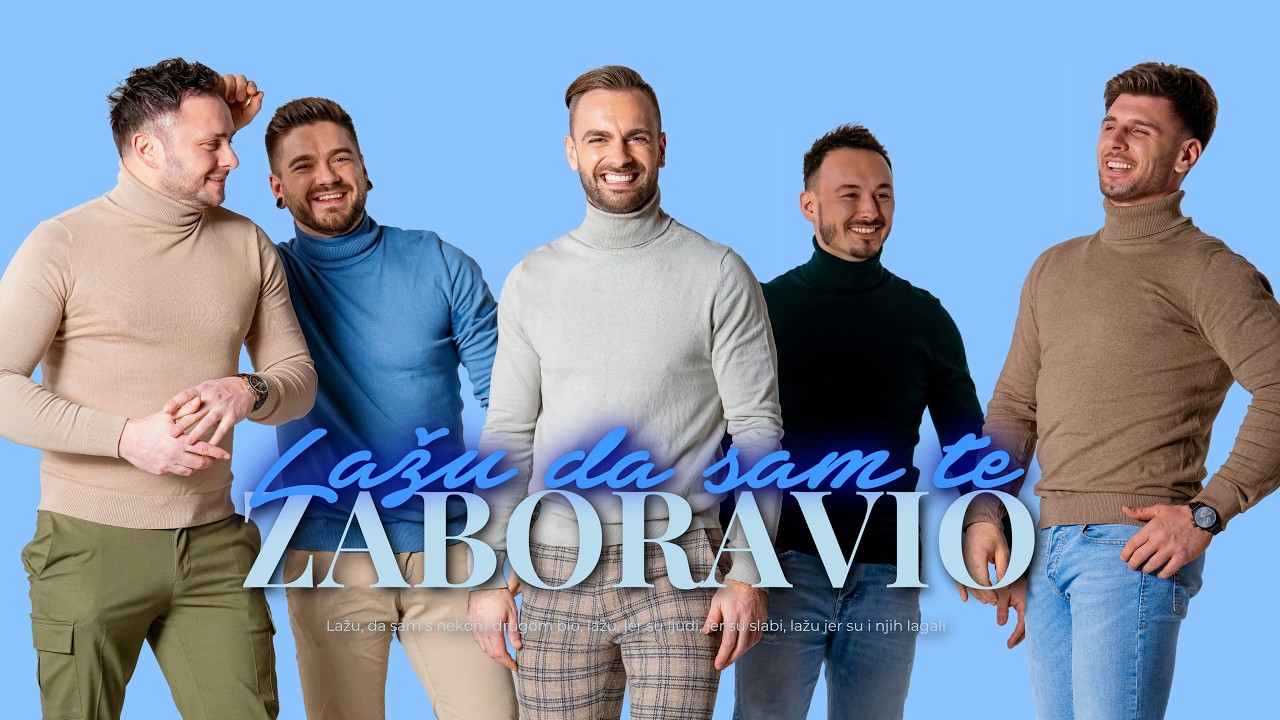 LJUBAVNICI - LAŽU DA SAM TE ZABORAVIO  4K (Official music video 2026)