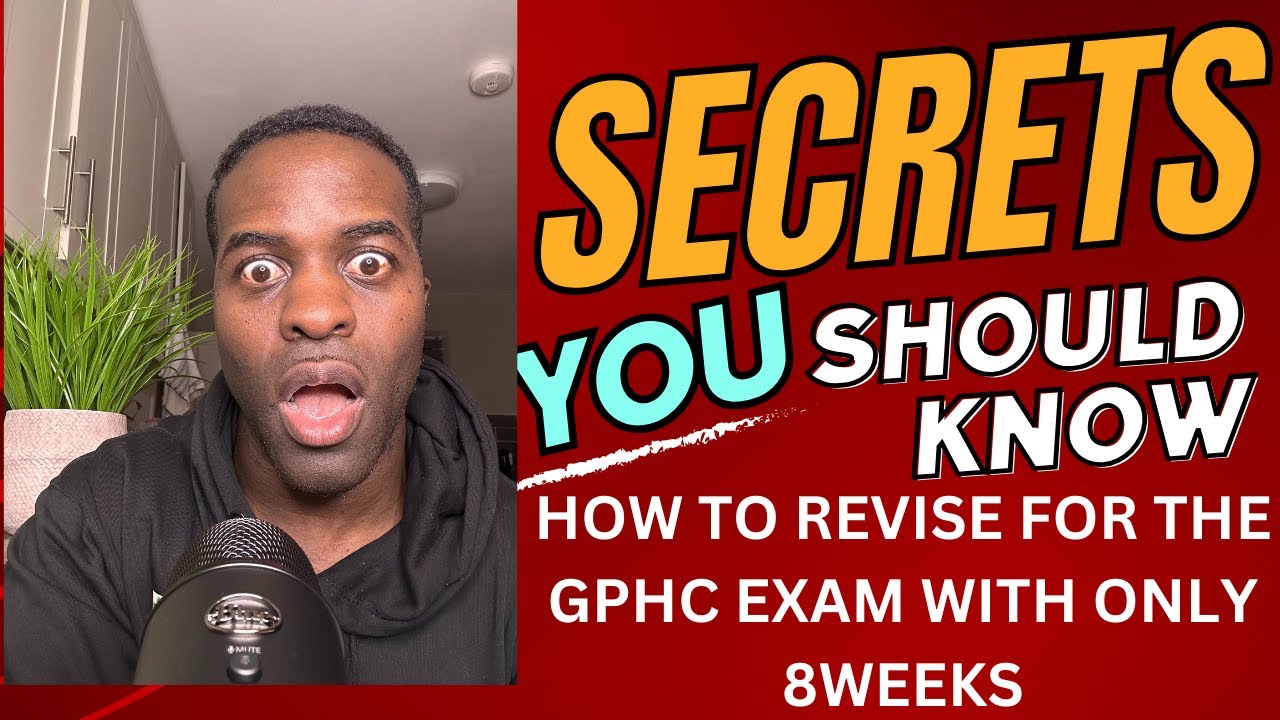 How to revise for the GPhC Exam with only 8 weeks left