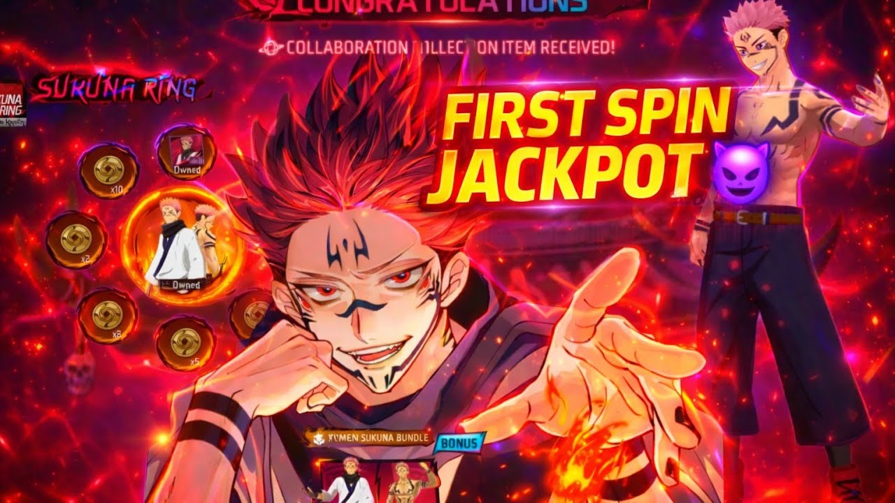 OMG! SUKUNA BUNDLE FIRST SPIN?! 😳💎 | Free Fire Ring Event Luck 💯 • Sukuna Ring Event Complete ✅•