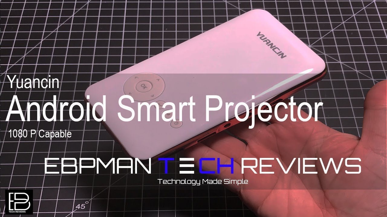 Yuancin 32GB Smart Mini Android Wireless Portable Projector