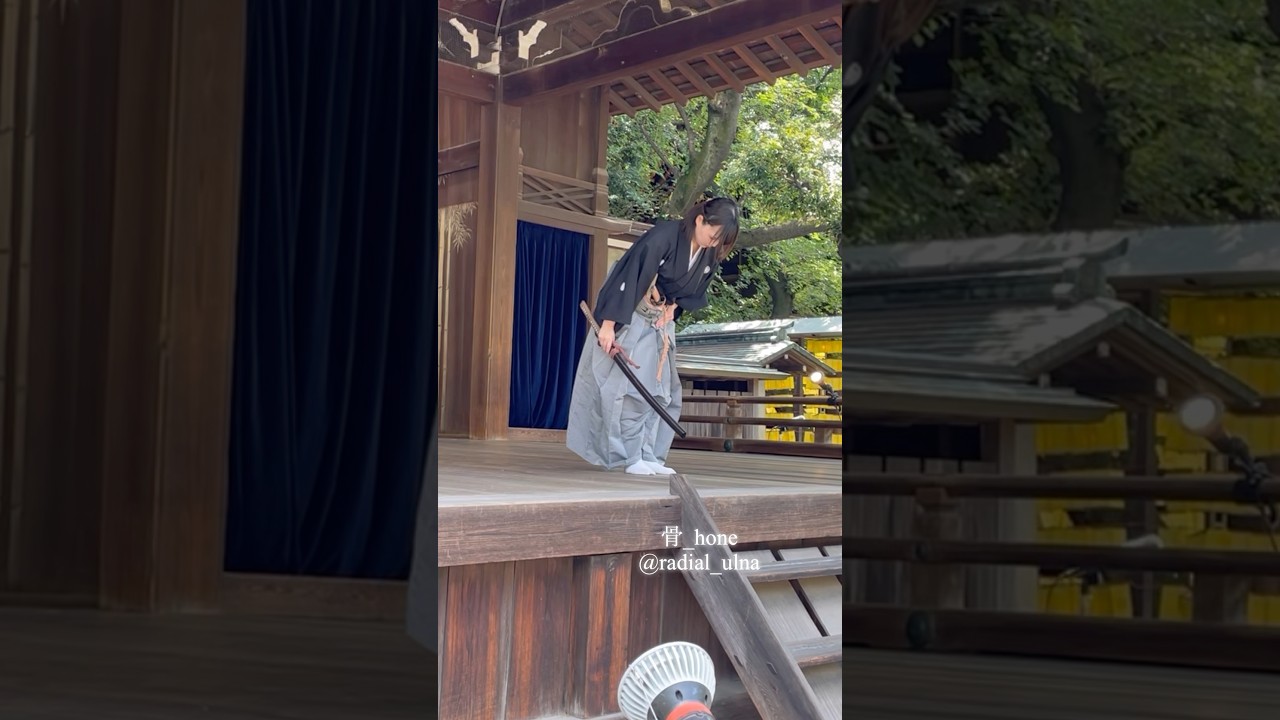 令和7年靖国神社みたままつり演武より　#martialarts #katana #batto #demonstration #japan #shrine #刀 #抜刀 #演武 #靖国神社
