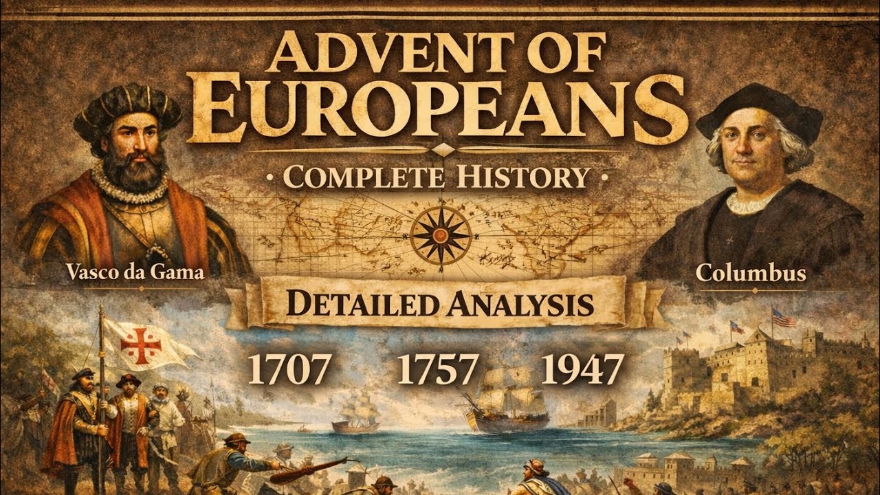Advent of Europeans 10 min revision ‼️ #IndianHistory#UPSCPreparation#HistoryOptional#HistoryClass