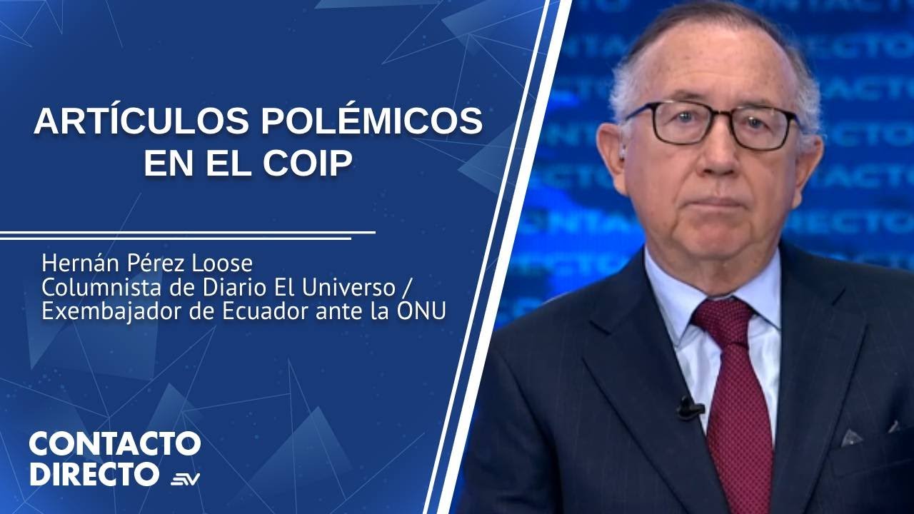 Entrevista con Hernán Pérez Loose - Jurista | Contacto Directo | Ecuavisa