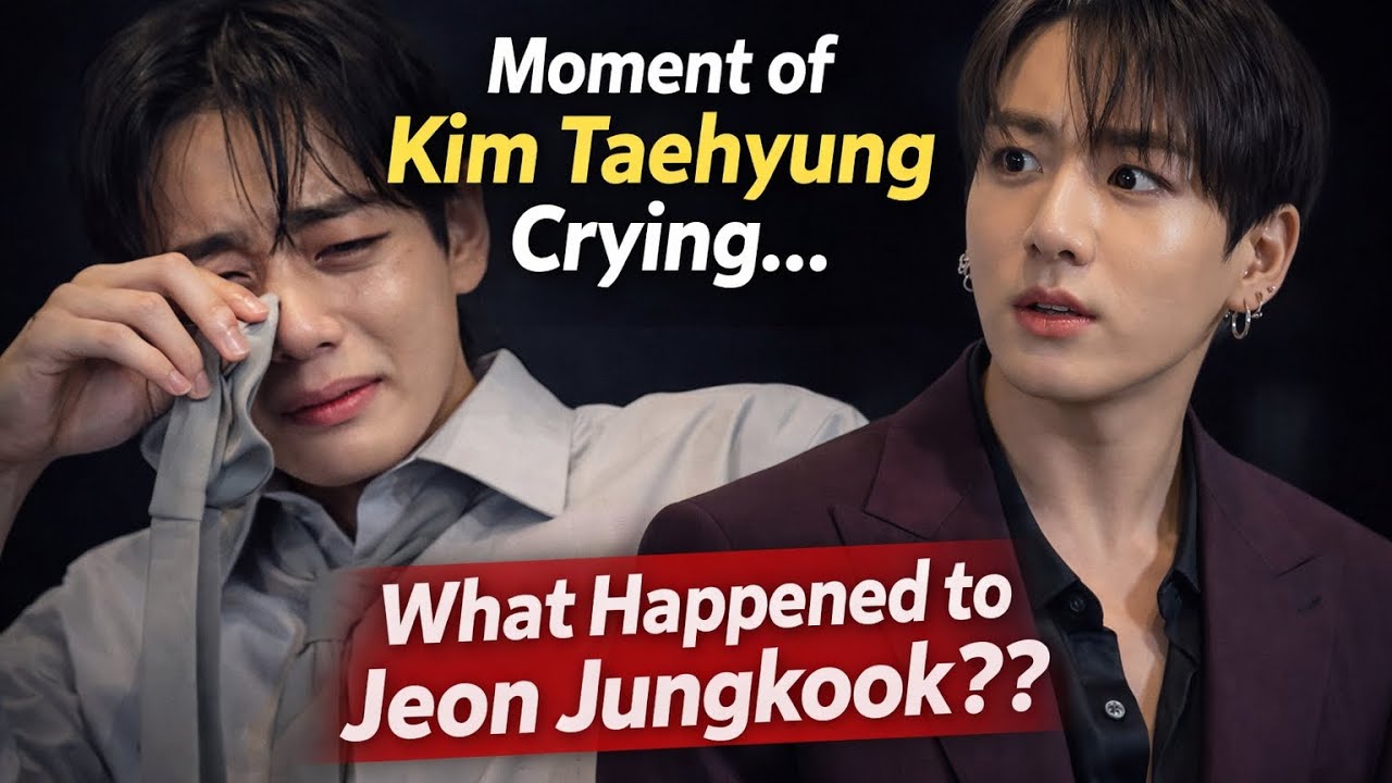 The Moment Kim Taehyung Cried… What's Wrong with Jeon Jungkook?”