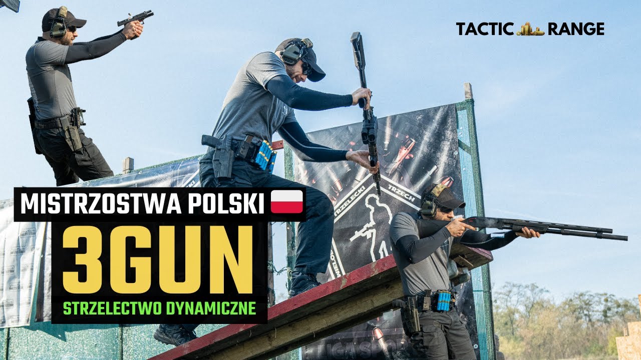 Mistrzostwa Polski 3GUN 🇵🇱 czyli.. Pistolet, Karabin, Strzelba na jednym torze! Vice-Mistrz Polski!