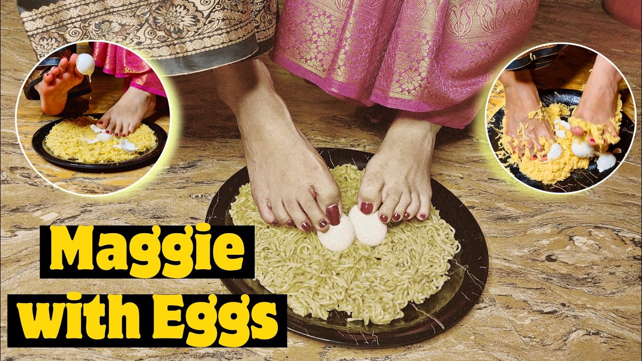 Maggie Smashing with eggs || F24FEET